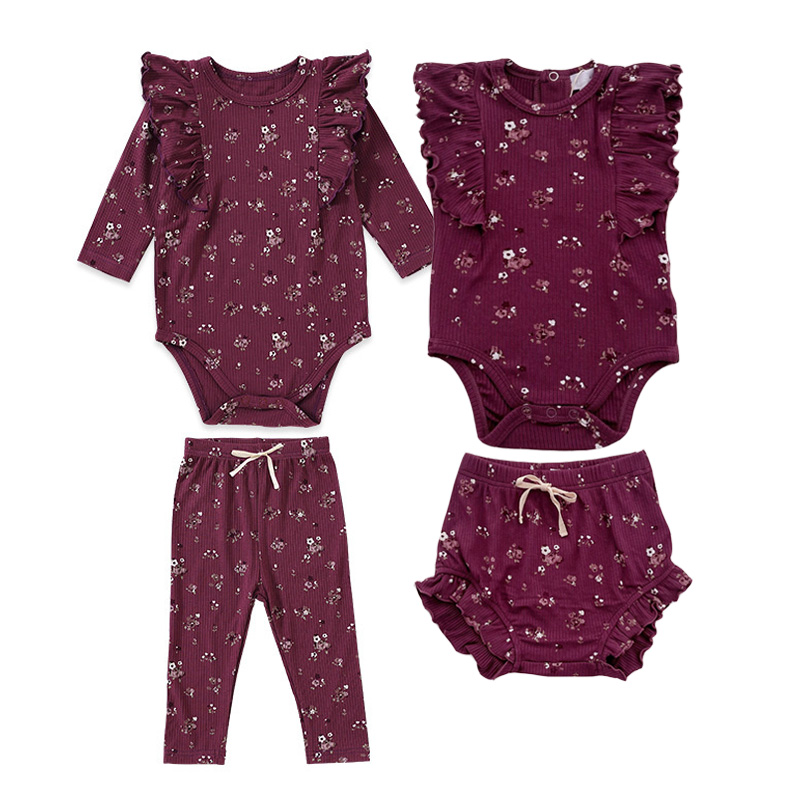 0-24M Newborn Baby Girl Clothe - Newborn Baby Girl Romper Floral 评论和价格