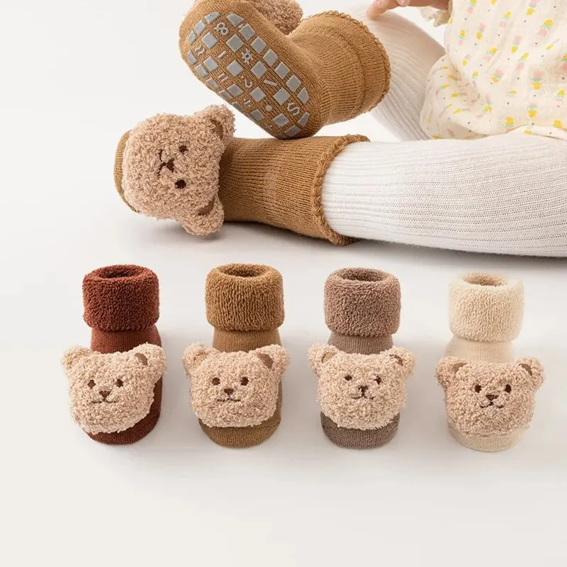 Autumn and Winter Fashion Simp - Unisex Baby Socks Non Slip 评论和价格